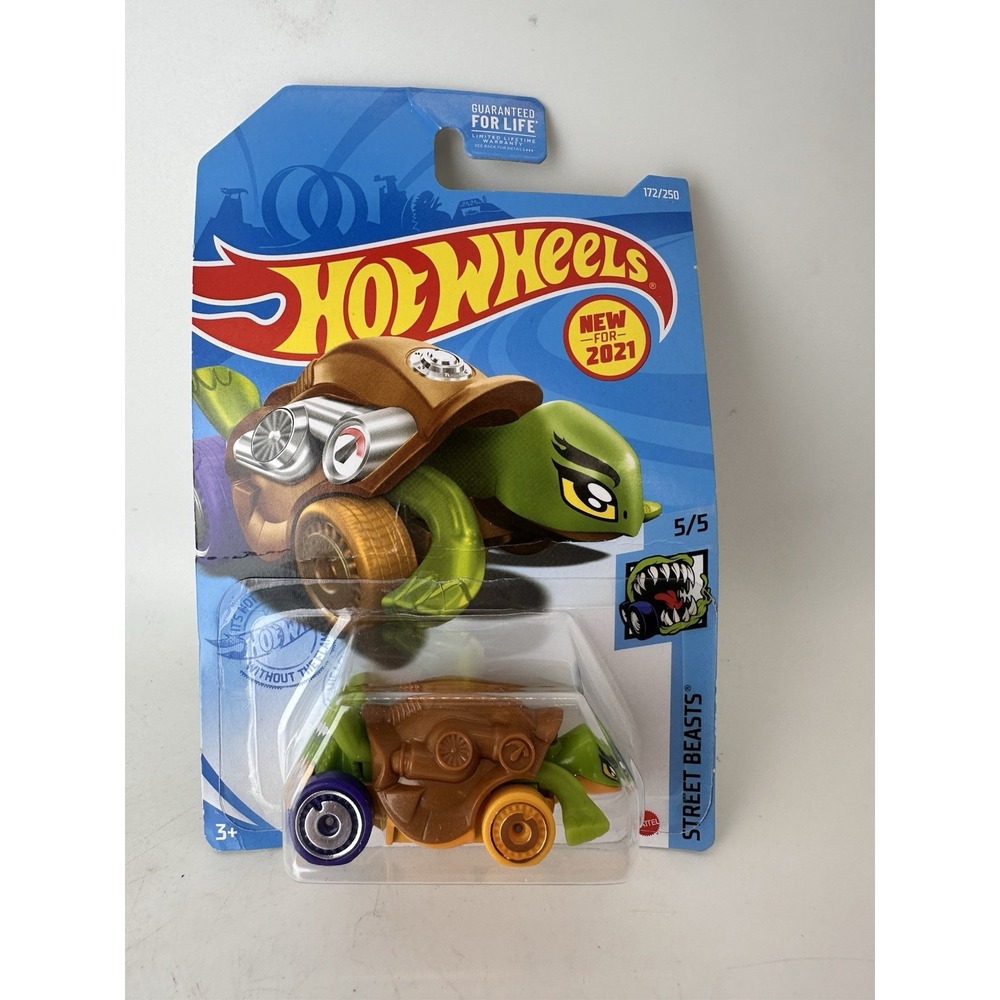 2021 Hot Wheels Turtoshell Street Beasts 5/5 #172/250 New Sealed